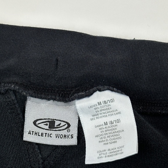 Athletic Works Crop Jogger Womens Medium Black - Picture 2 of 9
